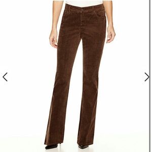 New 18W Plus Size Corduroy Pants, Chocolate